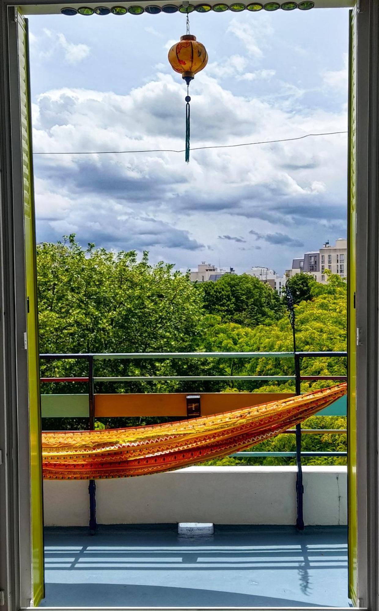 Canopee, Paisible, Chaleureux, Lumineux, Balcon Paris Exterior foto